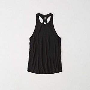 Abercrombie & Fitch Active Open Back Tank Black Size S